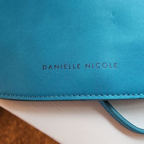 Danielle Nicole's Blue Studded Shoulder Bag - Picture 4 of 10